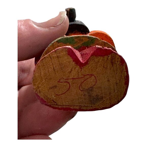 Vintage Hopi Kachina Doll Mini 4" Wooden Black Red Route 55 Tribal Painted READ - Picture 7 of 8